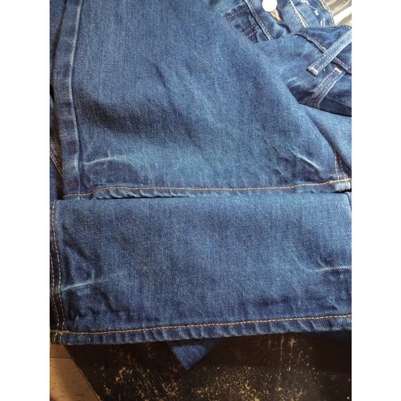 Old Navy Jeans Womens 22 Blue Denim Extra High Rise Wide Leg 100% Cotton‎ New - Picture 4 of 8